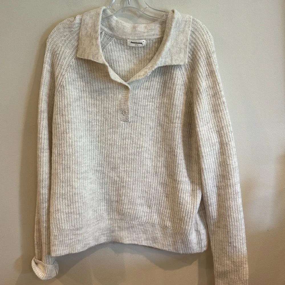 Sophie Rue Long Sleeve Polo Sweater xl‎